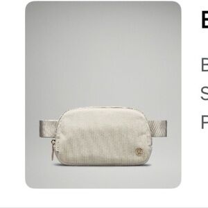 Bone and Gold Belt Bag